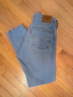 👖Levi’s 501 Skinny Light Wash High Rise Jeans W28 L28